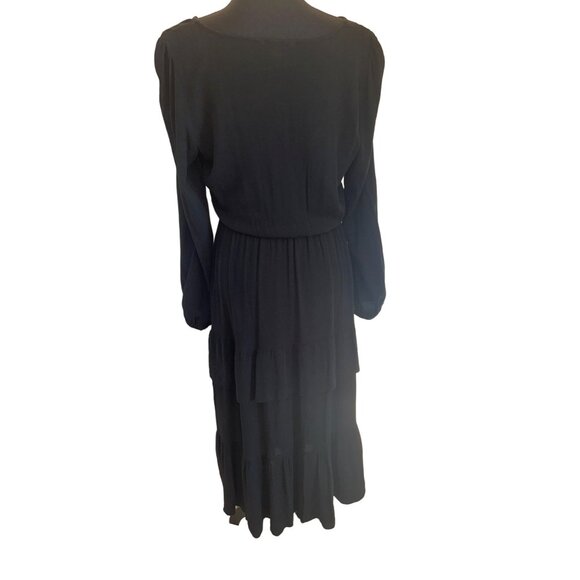 American Eagle Outfitters Long-Sleeve Black Dress M - Picture 7 of 13